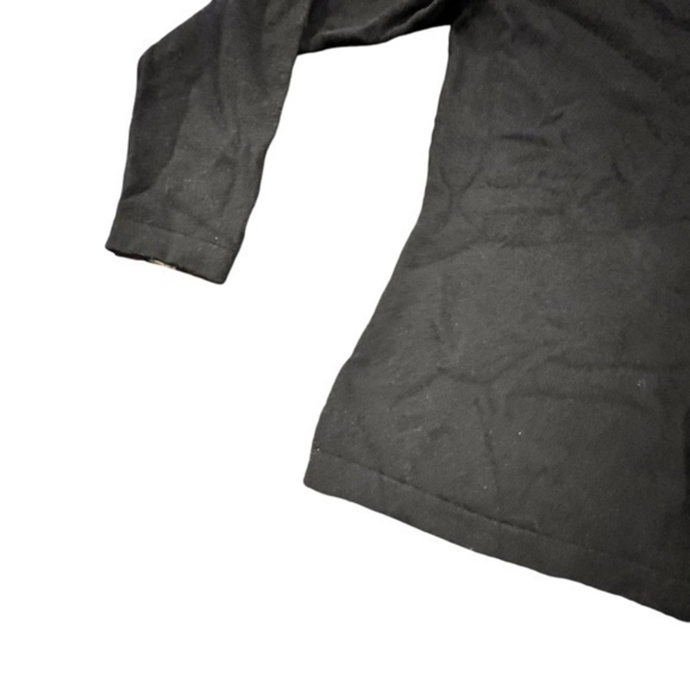 Women's Cashmere Long Sleeve Sweater Size 8/10 Black V-Neck‎ By PURE Collection